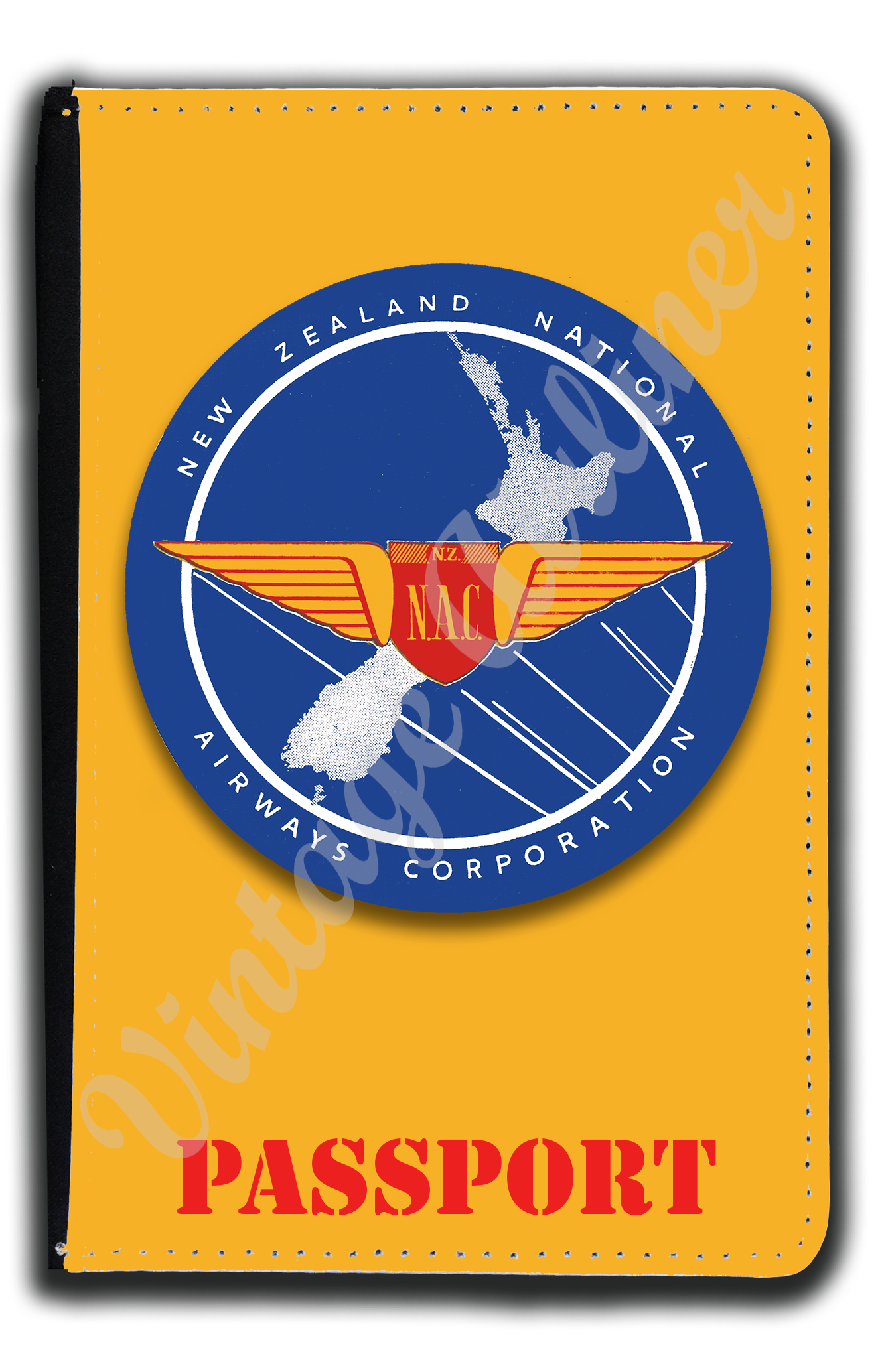 New Zealand National Airways Passport Case
