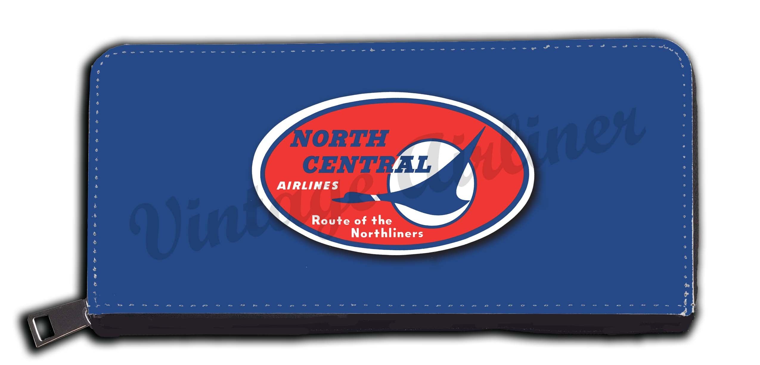 North Central Airlines Vintage Bag Sticker Wallet