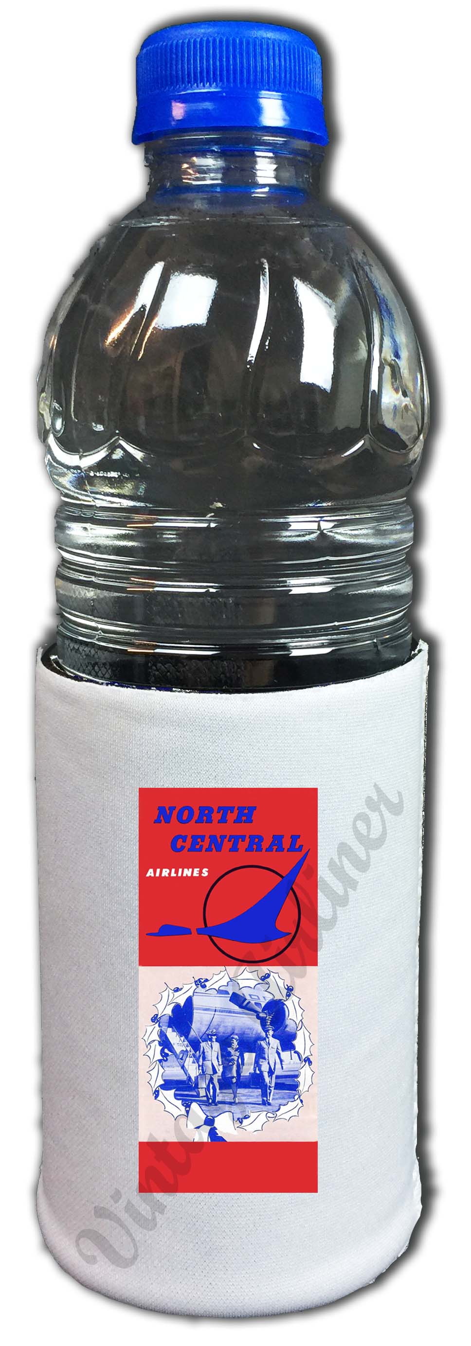 North Central Airlines Vintage Beverage Wrap