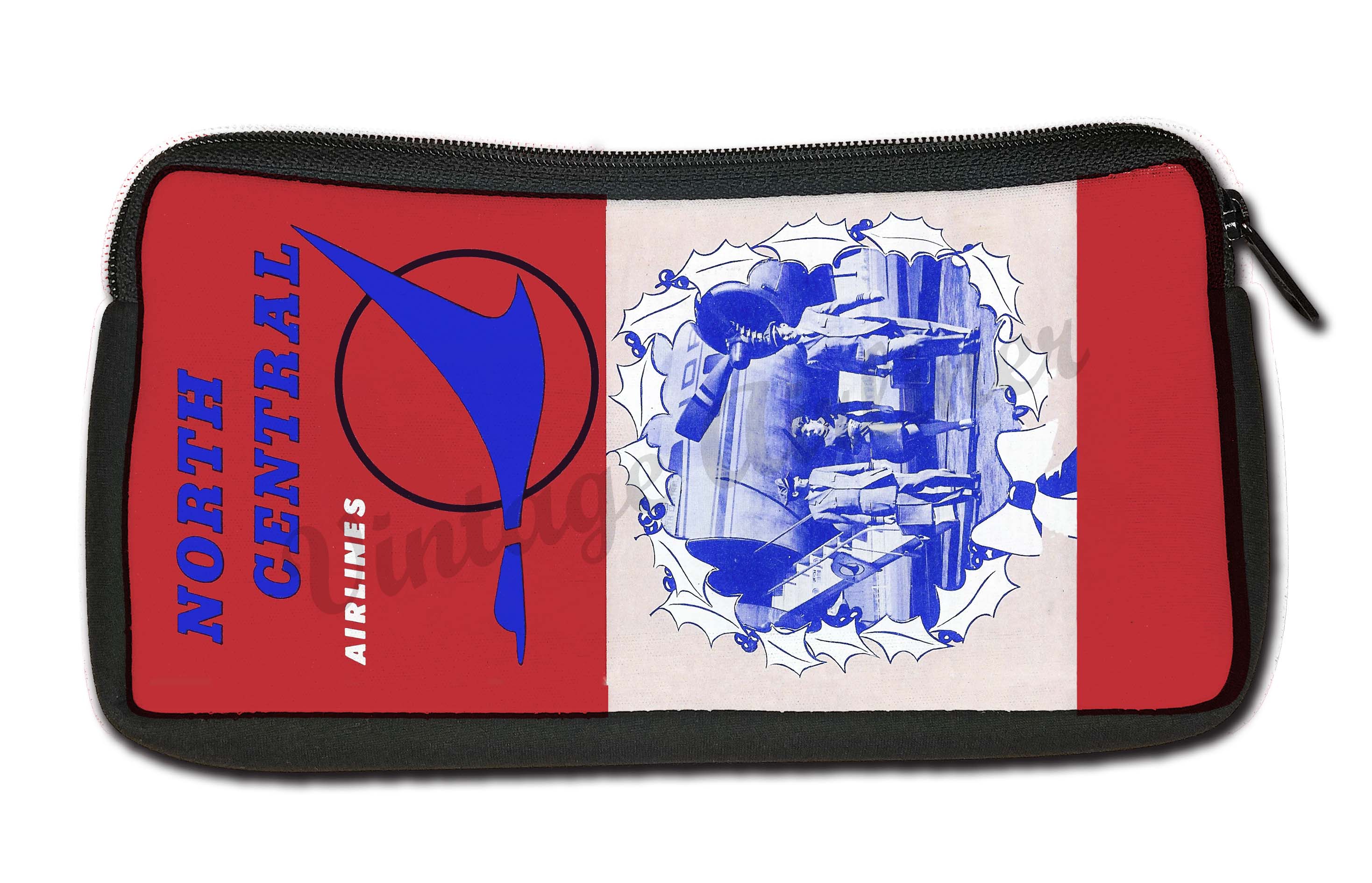 North Central Airlines Vintage Travel Pouch
