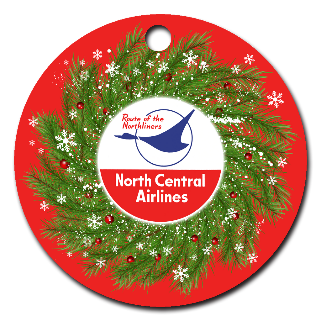 North Central Airlines Last Logo Ornaments