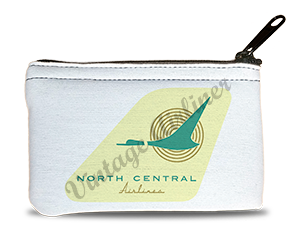 North Central Airlines 1950's Logo Rectangular Coin Purse
