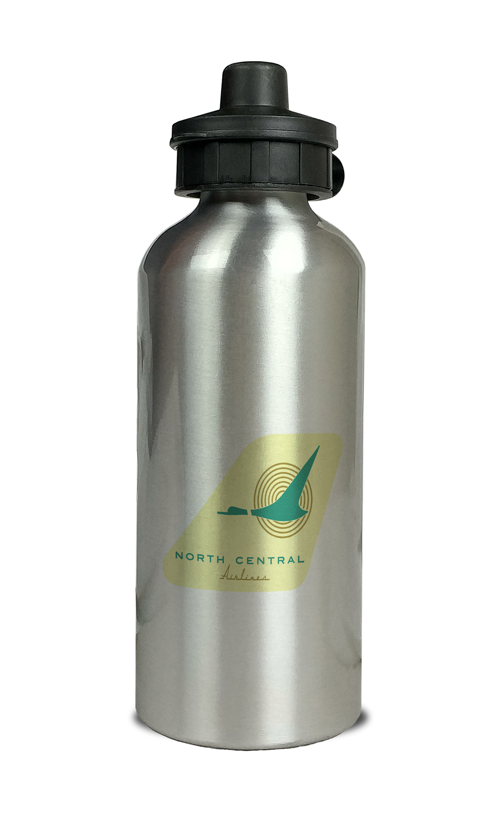North Central Airlines 1950's Logo Aluminum Water Bottle
