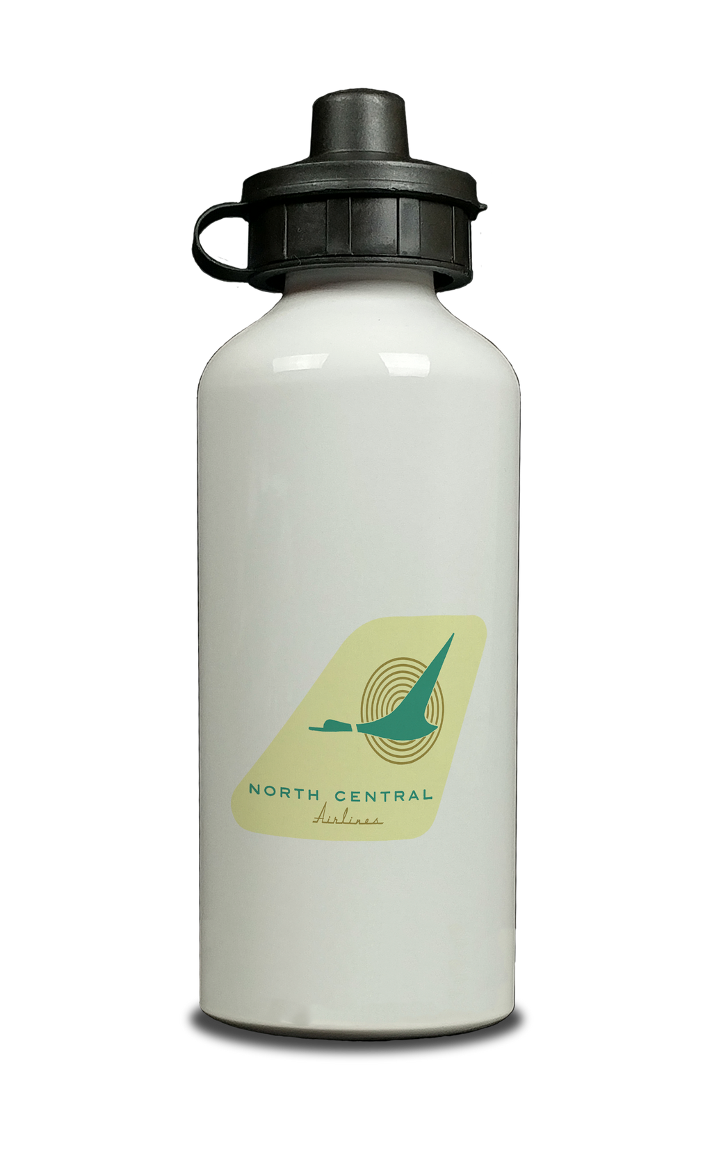 North Central Airlines 1950's Logo Aluminum Water Bottle