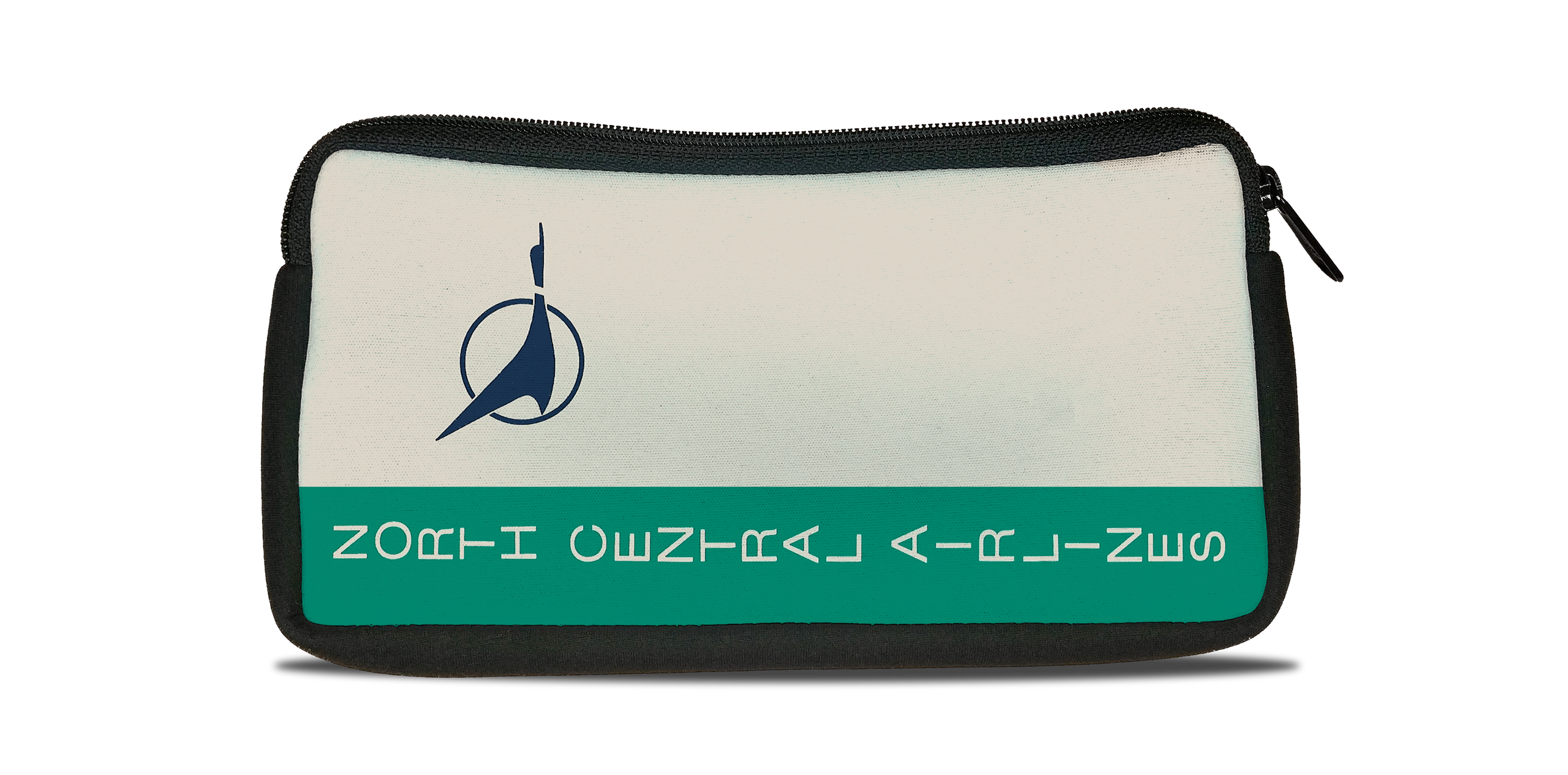 North Central Airlines Timetable Cover Bag Sticker Travel Pouch