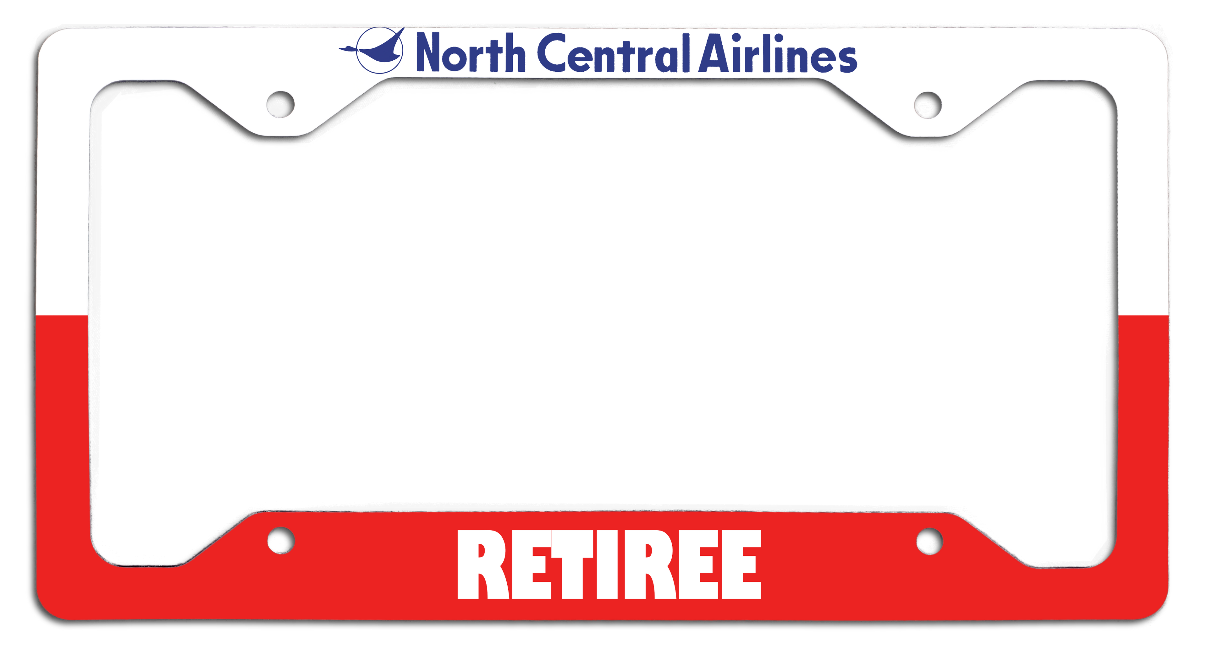 North Central Airlines Retiree - License Plate Frame