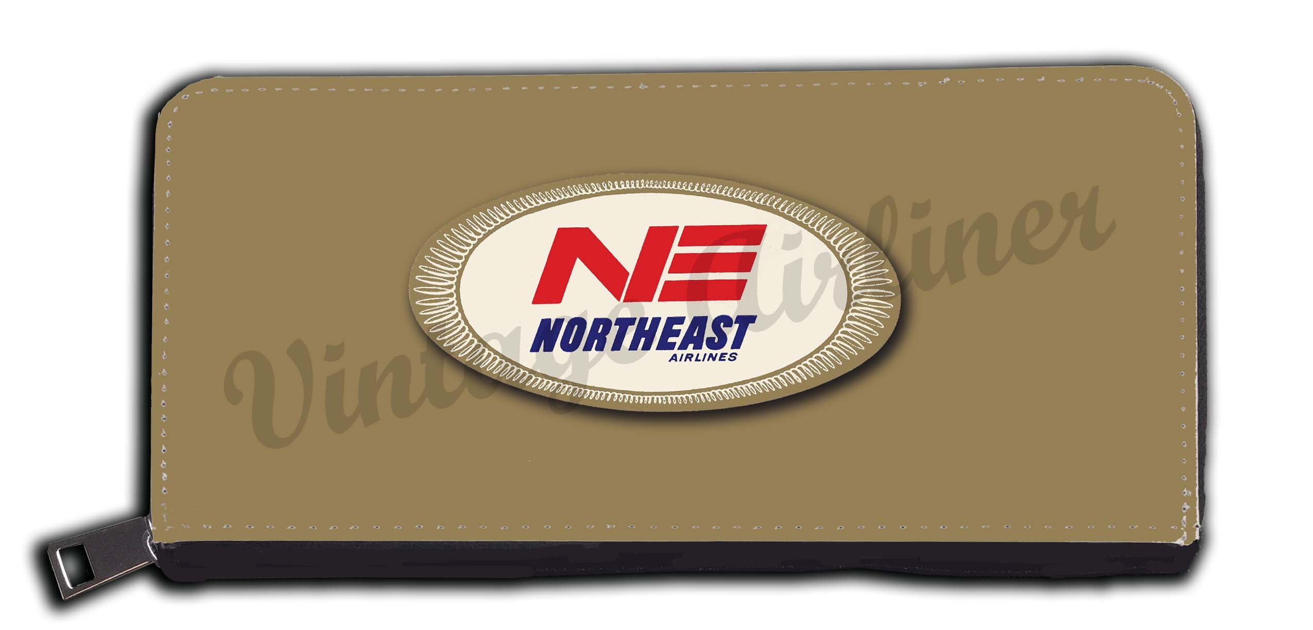 Northeast Airlines 1950's Vintage Bag Sticker Wallet