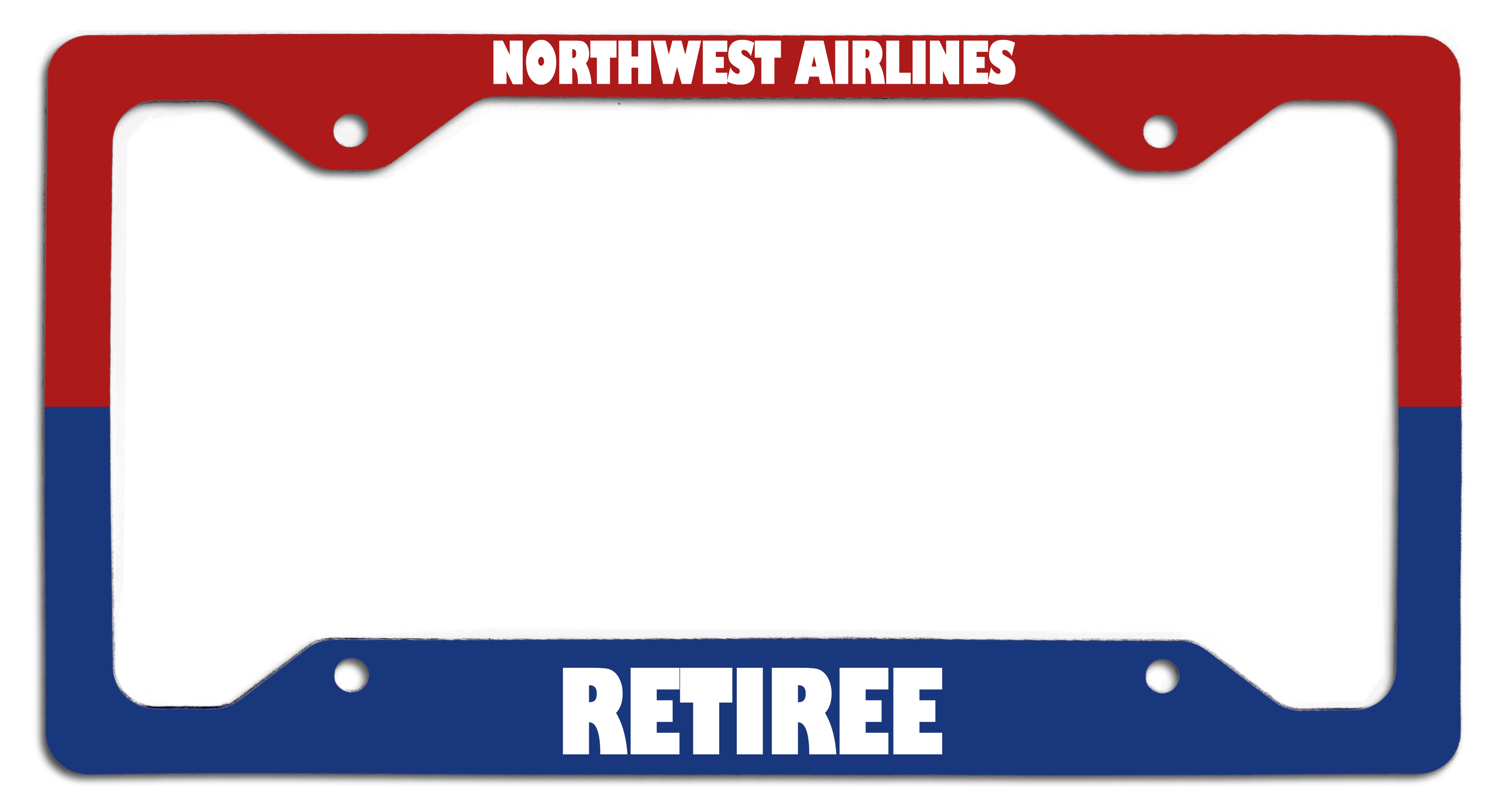 Northwest Airlines Retiree - License Plate Frame