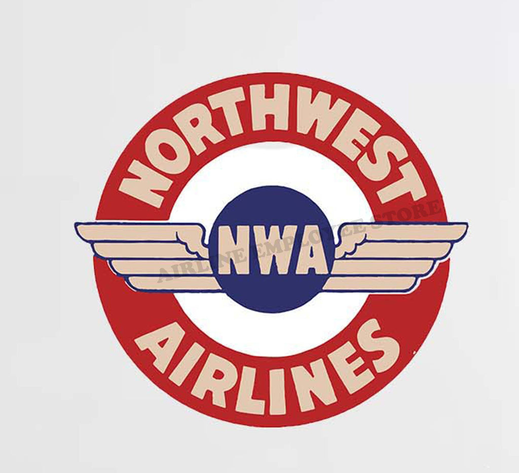 Northwest Airlines Vintage Logo Decal Stickers