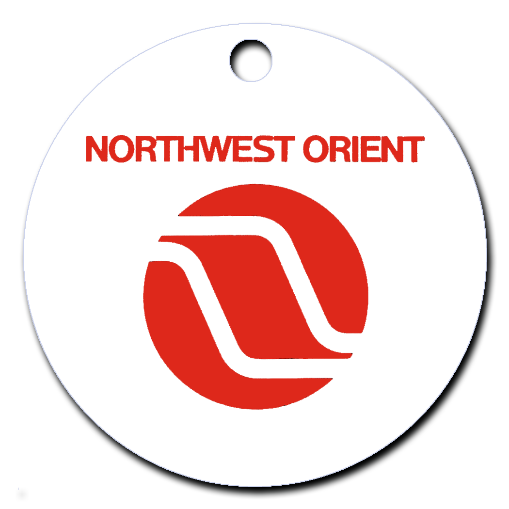 Northwest Orient Airlines Logo Ornaments