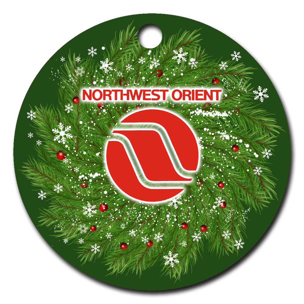 Northwest Orient Airlines Logo Ornaments