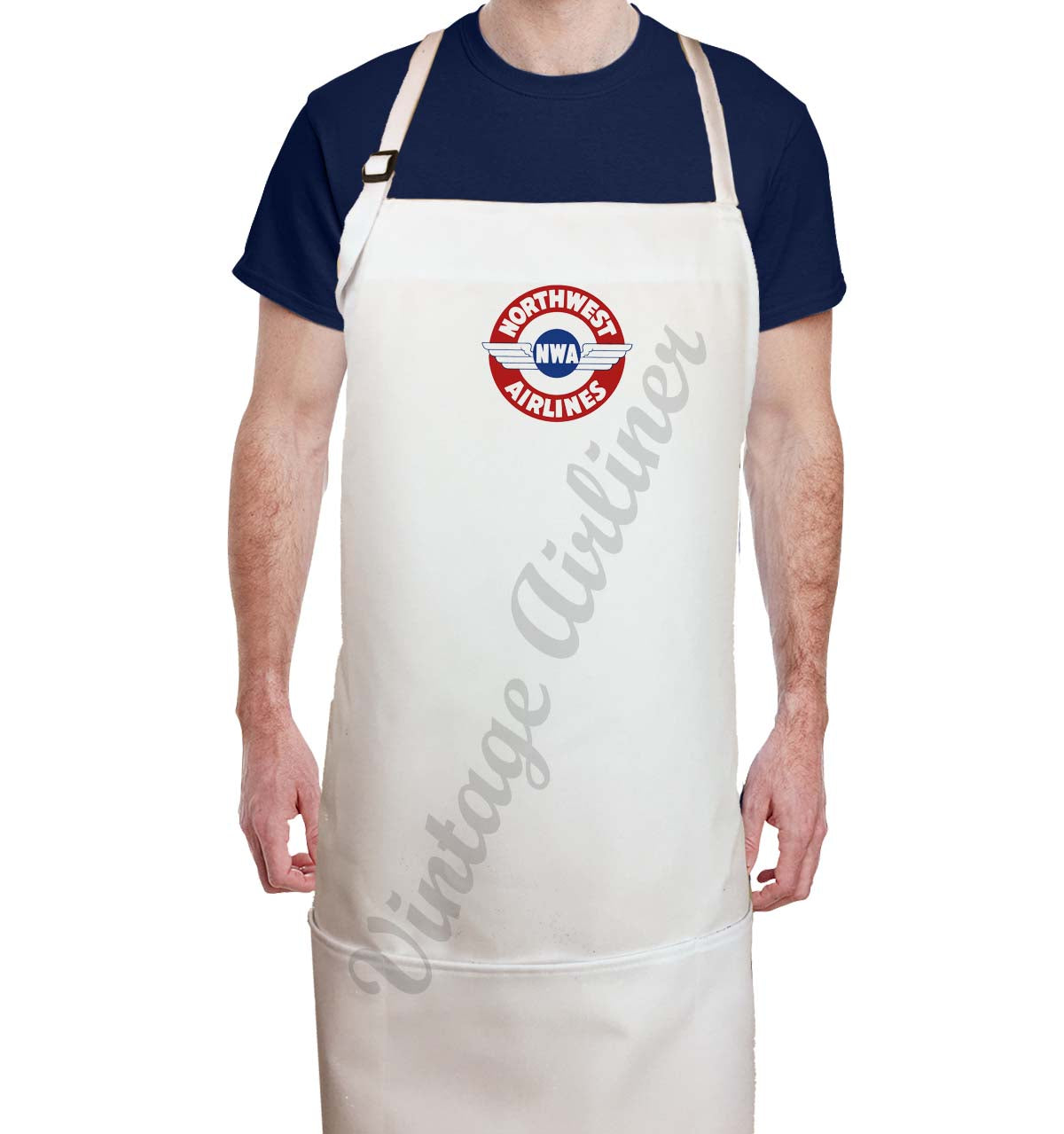 Northwest Airlines 1930's Vintage Bag Sticker Apron