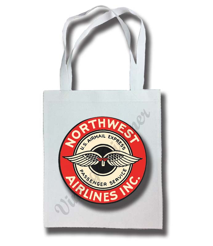 Northwest Airlines 1940's Tote Bag