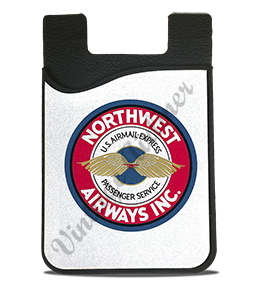 Northwest Airlines Vintage Logo Card Caddy