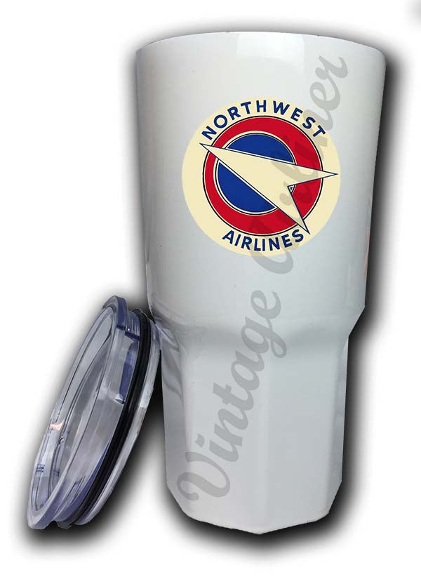 Northwest Airlines Vintage Tumbler