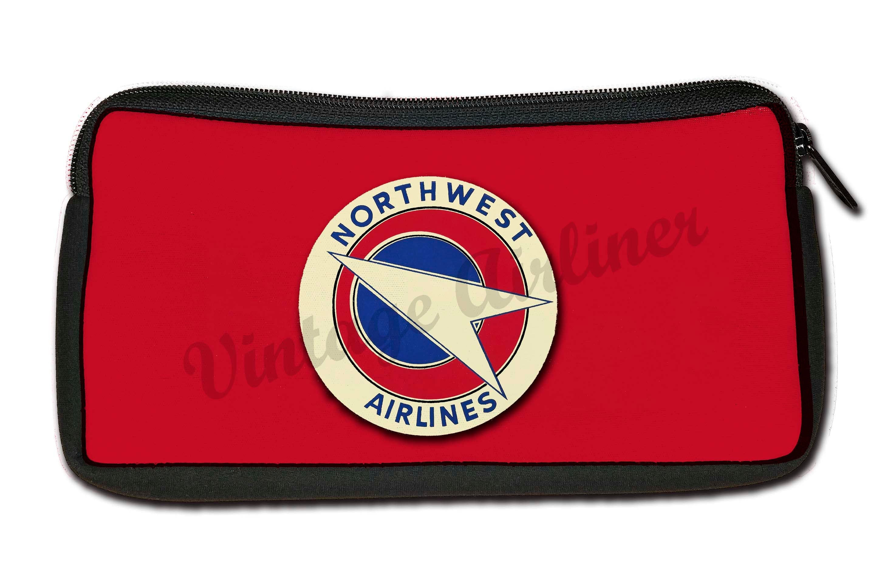 Northwest Airlines Vintage Travel Pouch