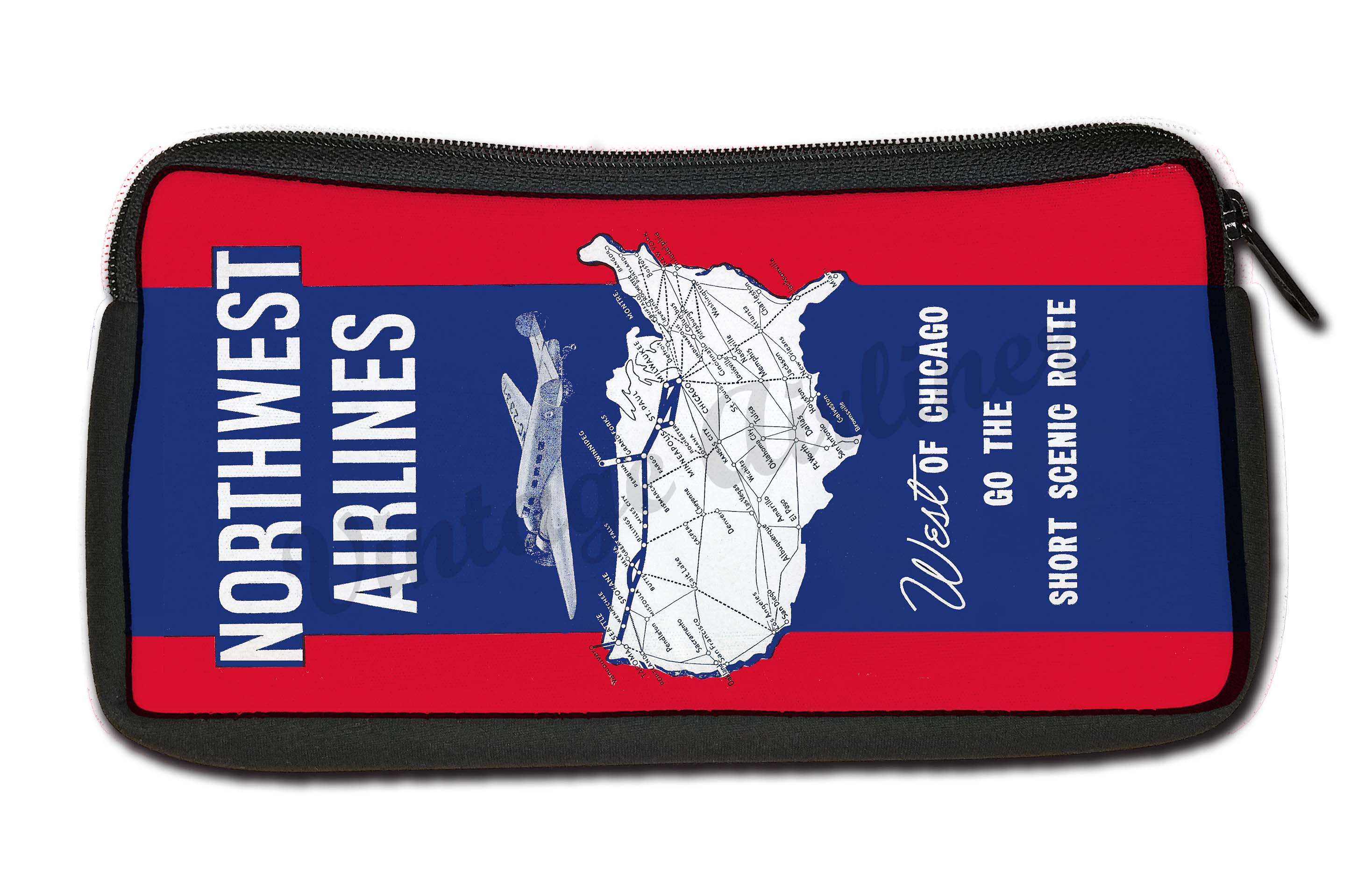 Northwest Airlines Travel Pouch