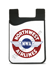 Northwest Airlines 1930's Vintage Bag Sticker Card Caddy