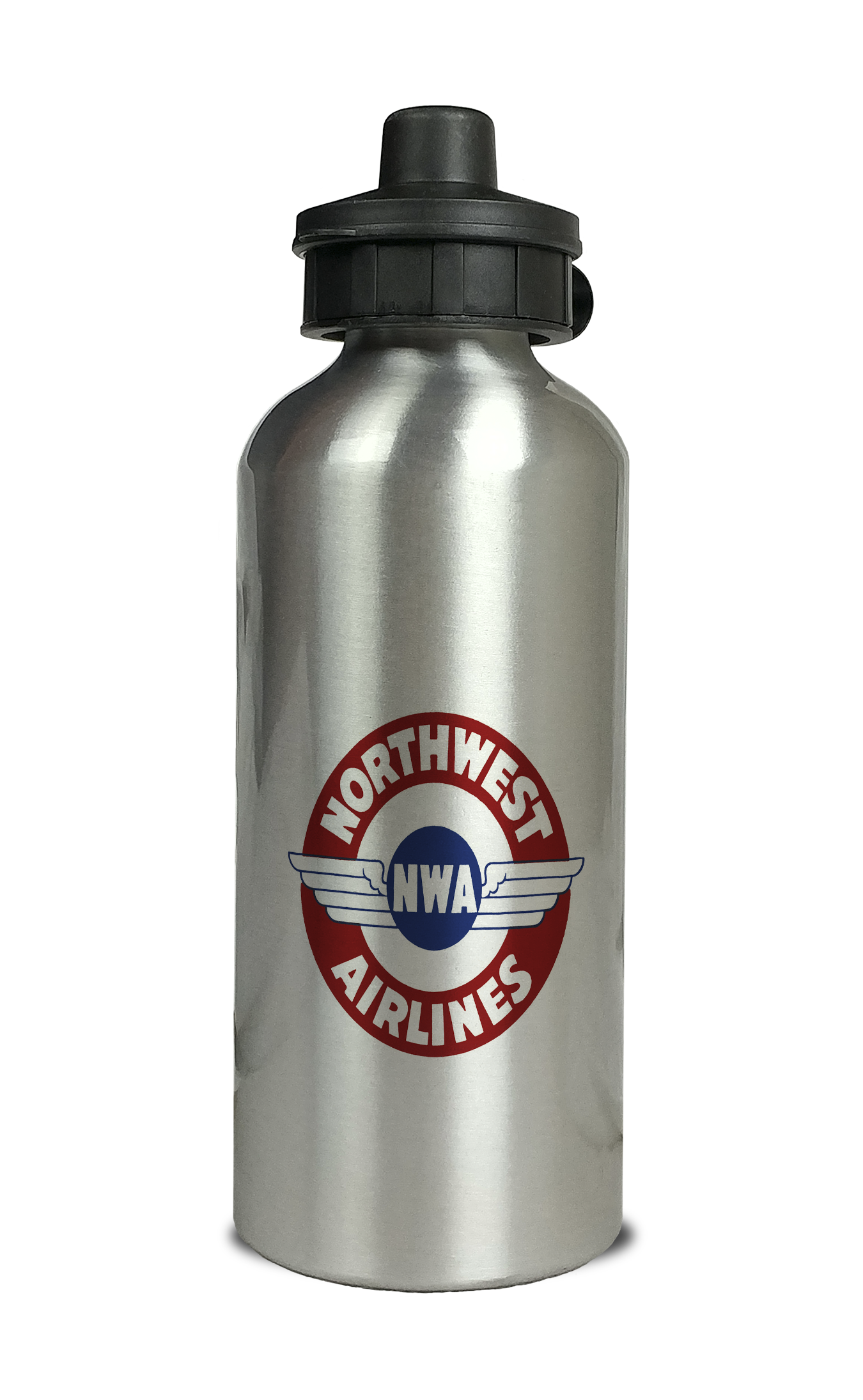 Northwest Airlines 1930's Vintage Aluminum Water Bottle