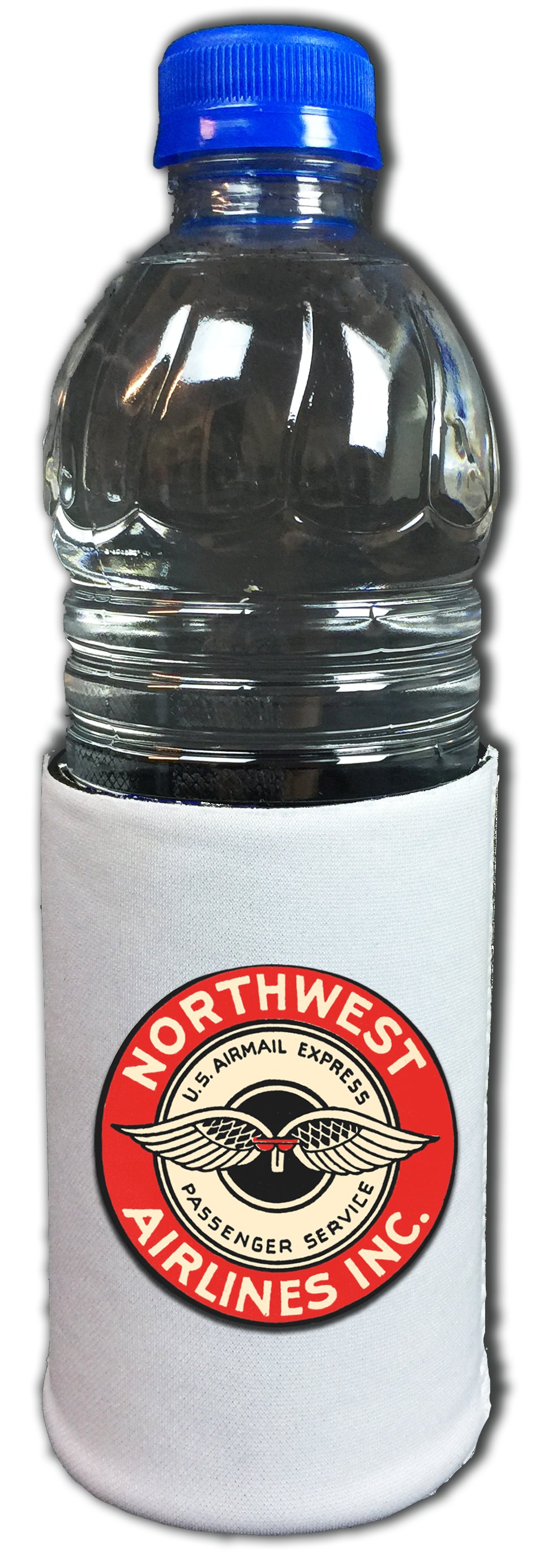 Northwest Airlines 1940's Vintage Bag Sticker Beverage Wrap