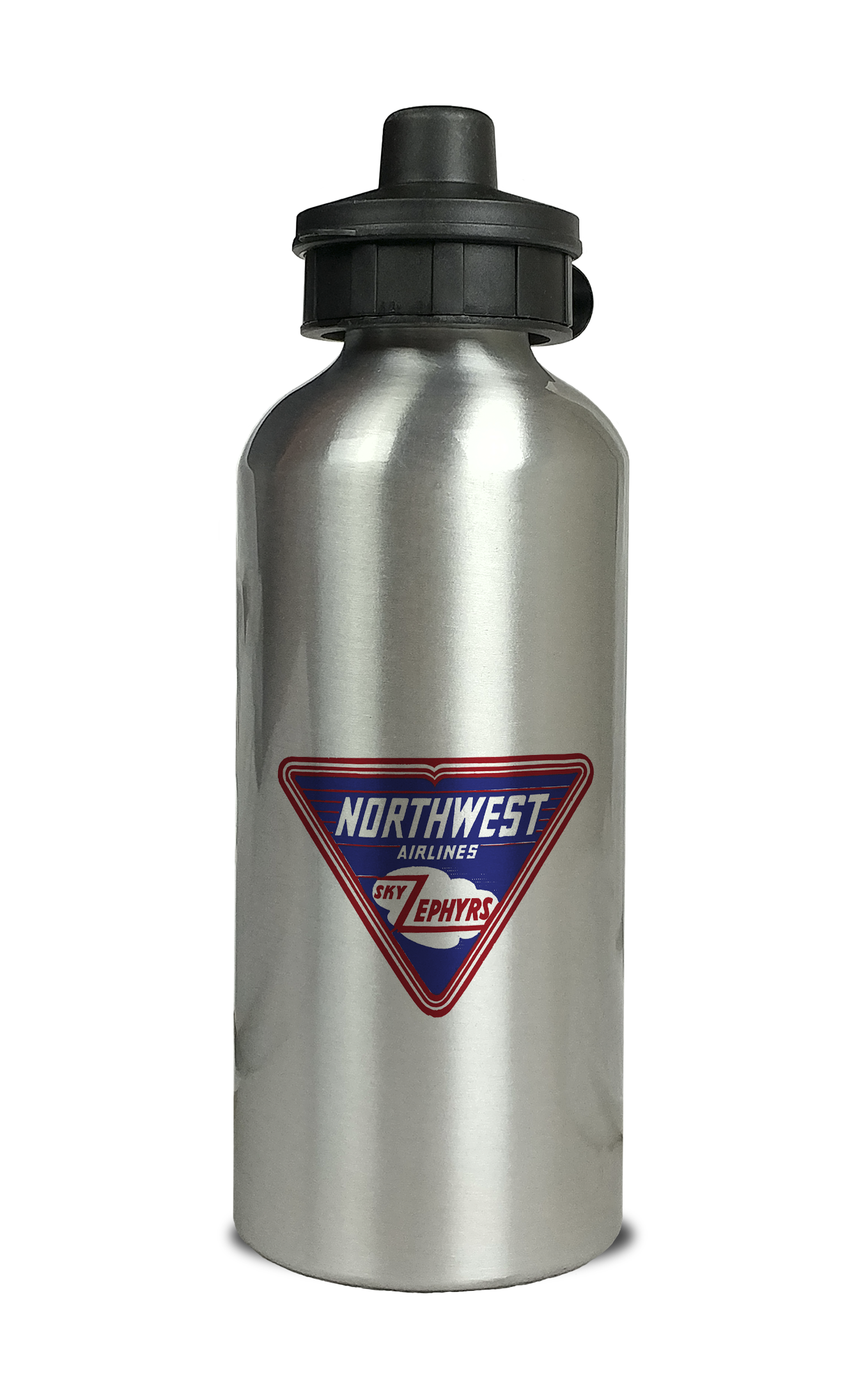 Northwest Airlines 1930's Sky Zephyr's Aluminum Water Bottle