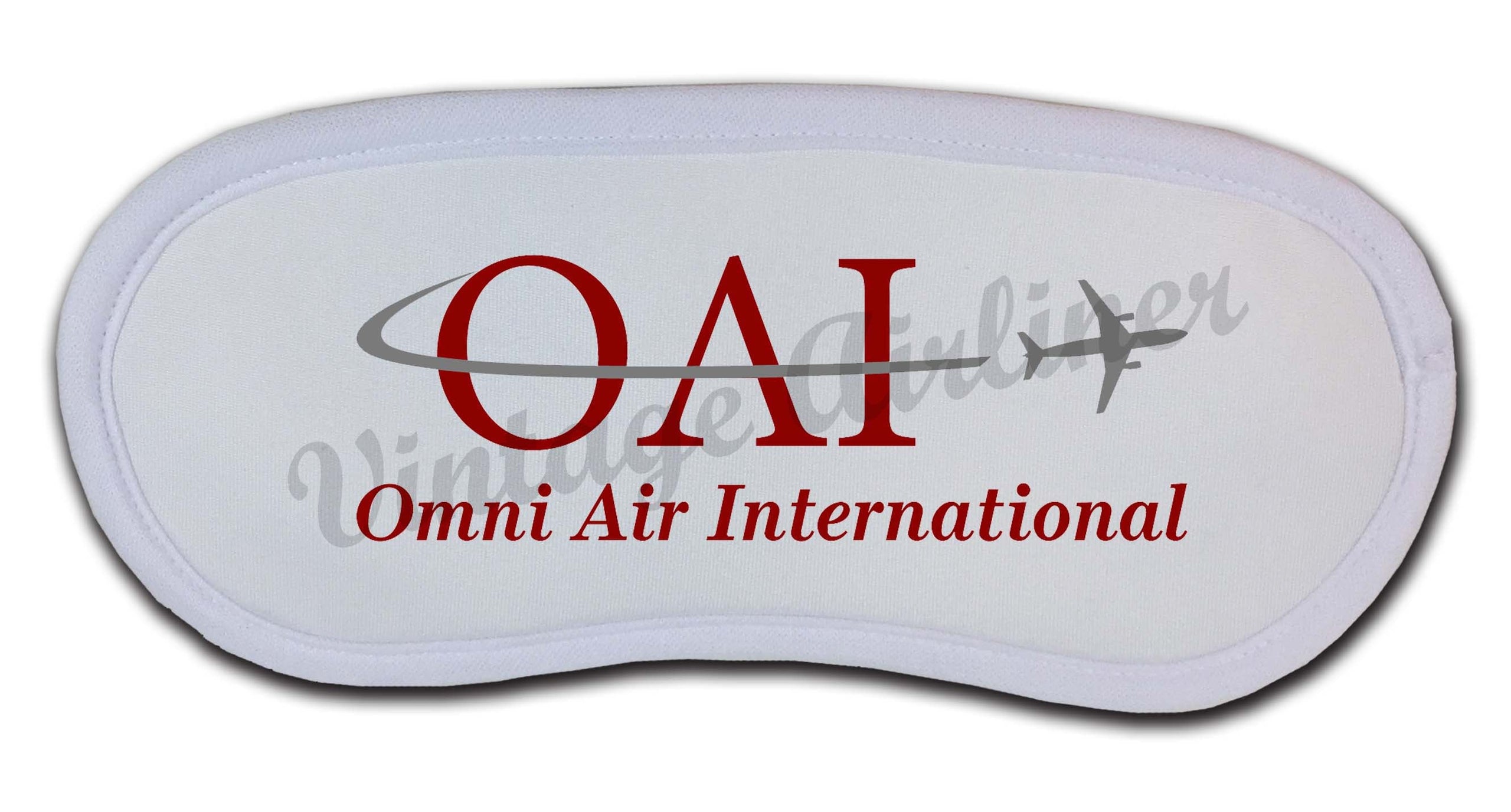 Omni Air International Logo Sleep Mask