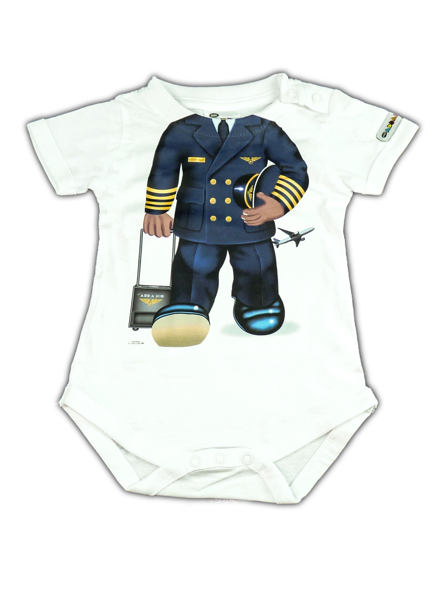 Add A Kid Infant Male Pilot Onesie