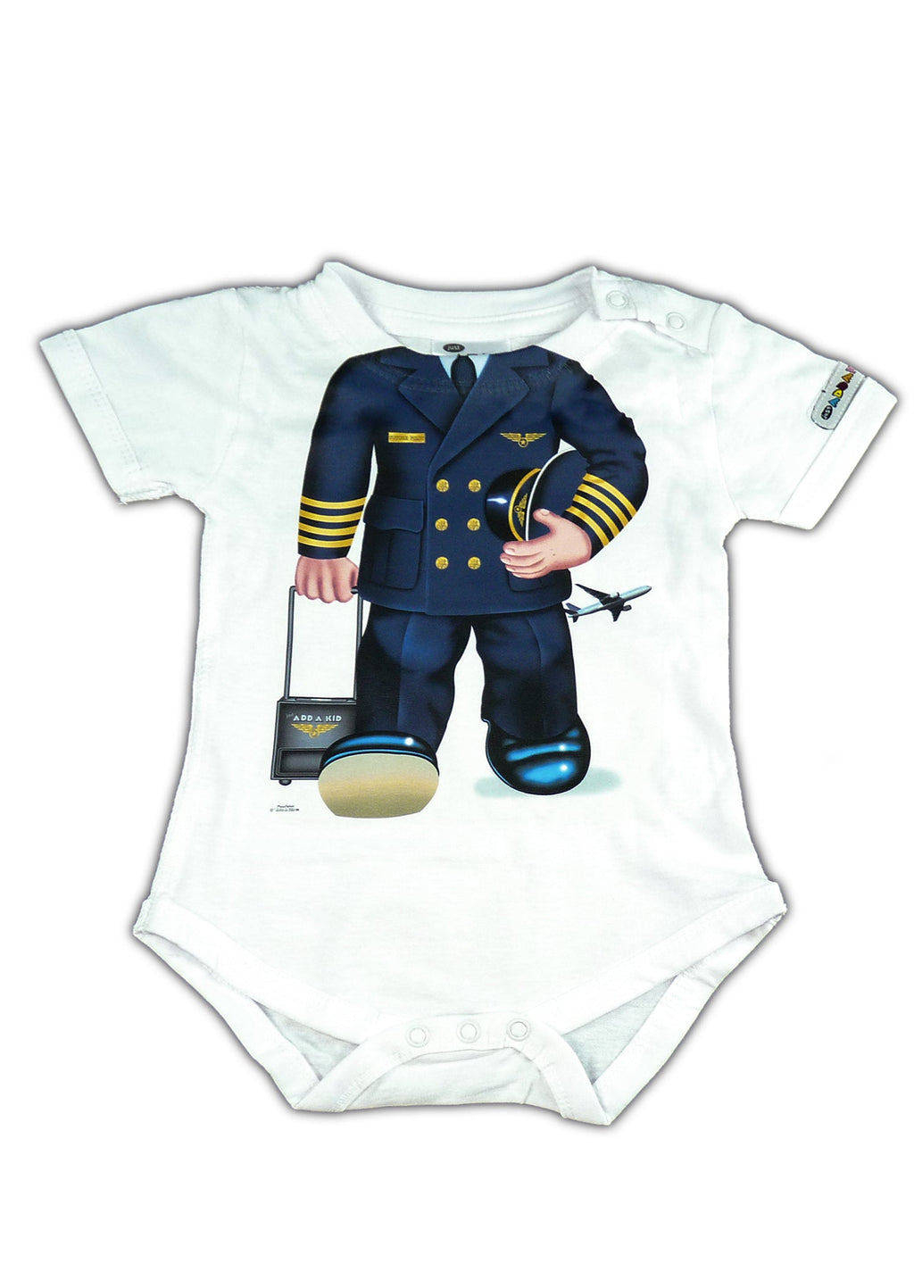 Add A Kid Infant Male Pilot Onesie