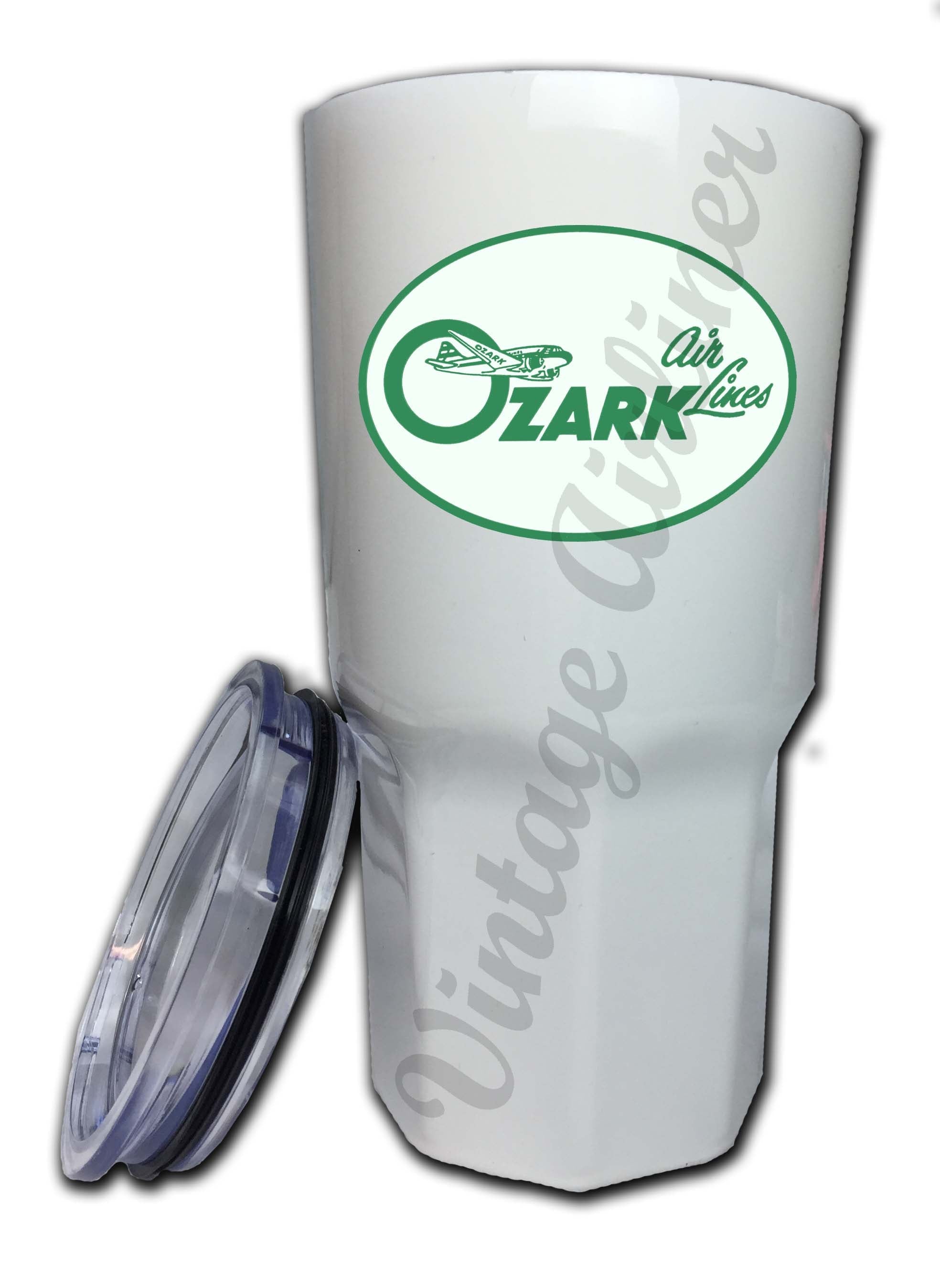 Ozark Airlines Vintage Bag Sticker Tumbler