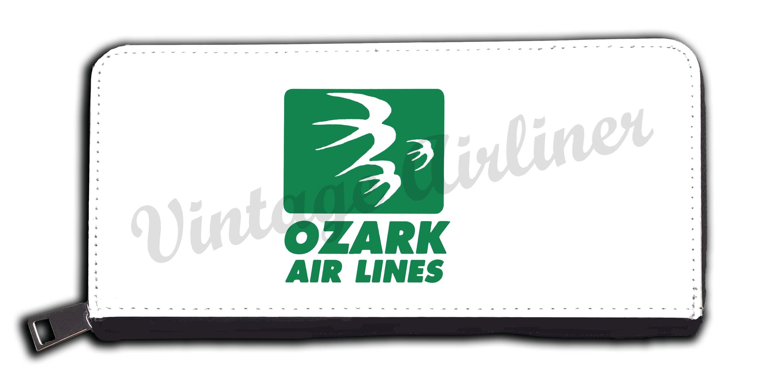 Ozark Airlines Green Logo Wallet