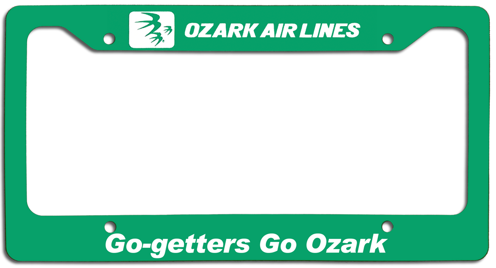 Ozark Air Lines - Go-getters Go Ozark - License Plate Frame