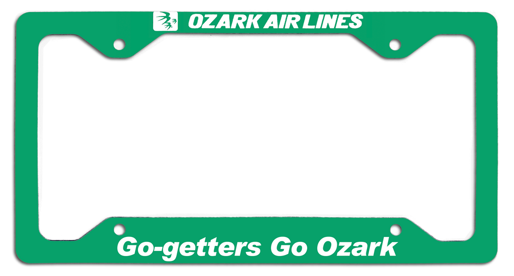 Ozark Air Lines - Go-getters Go Ozark - License Plate Frame