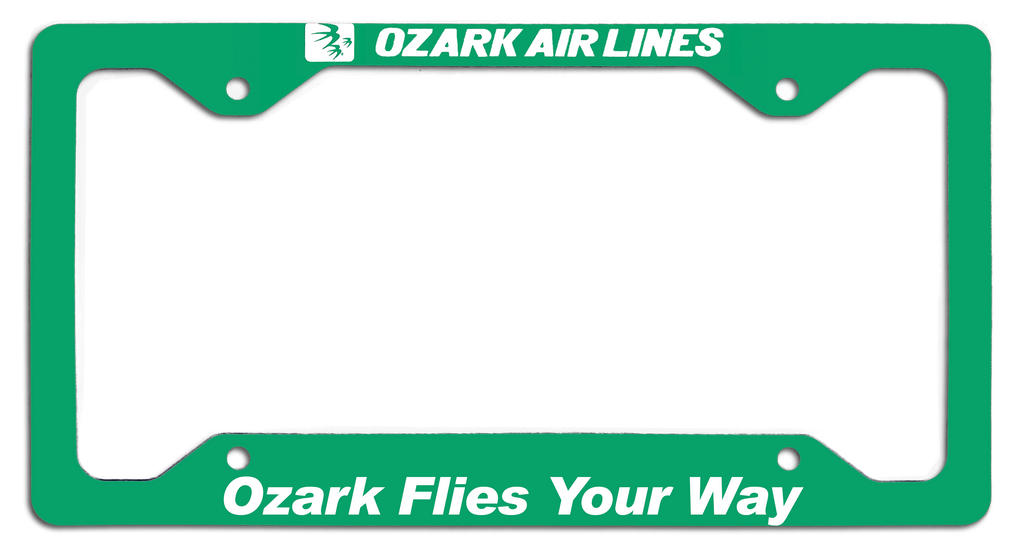 Ozark Air Lines - Ozark Flies Your Way - License Plate Frame