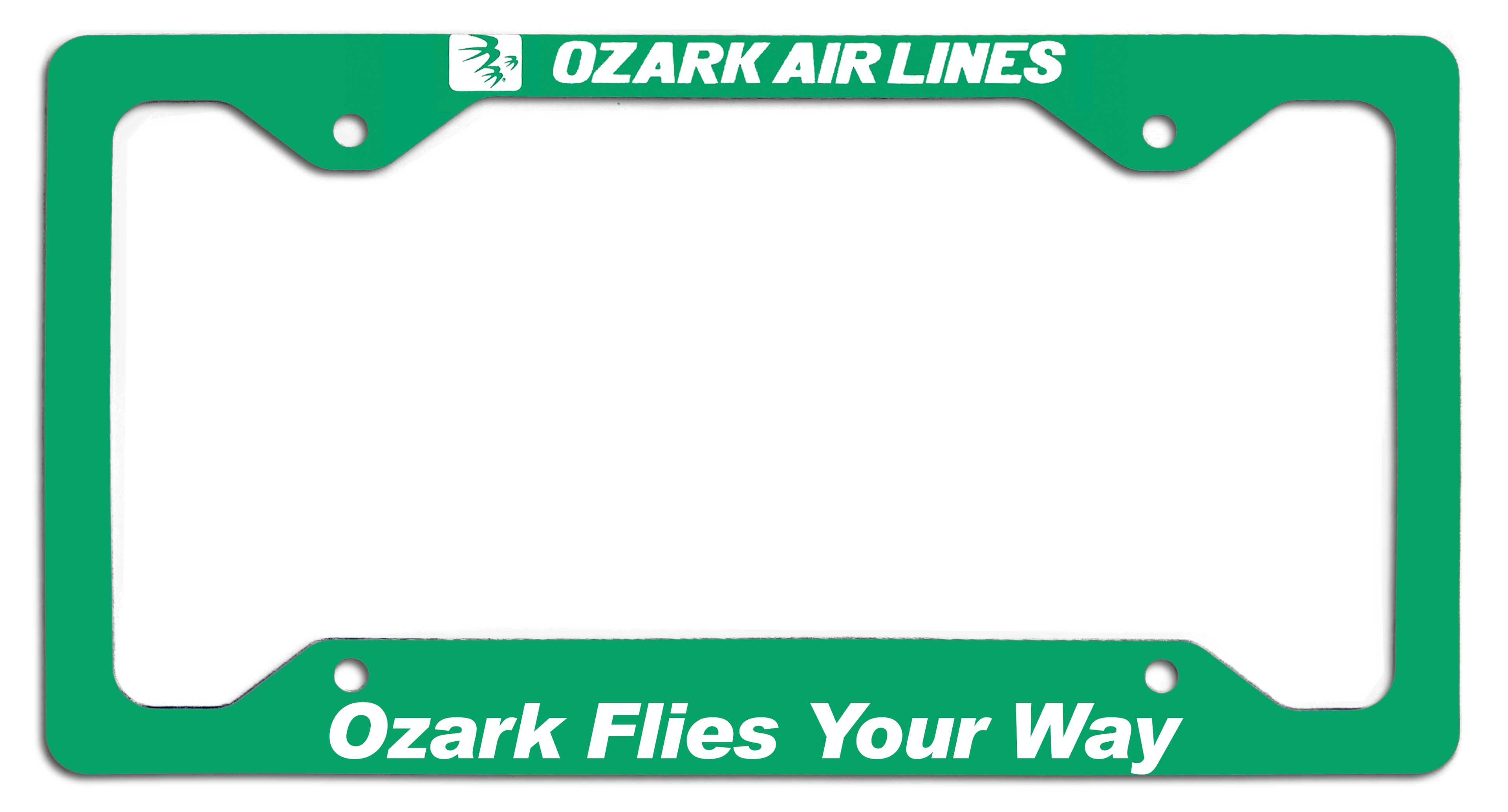 Ozark Air Lines - Ozark Flies Your Way - License Plate Frame