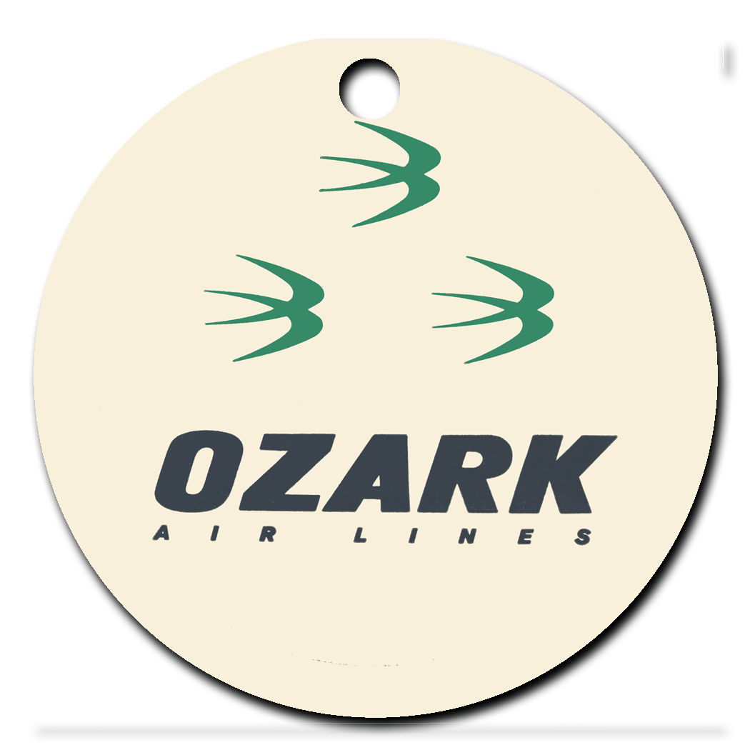 Ozark Air Lines Vintage Logo Ornaments