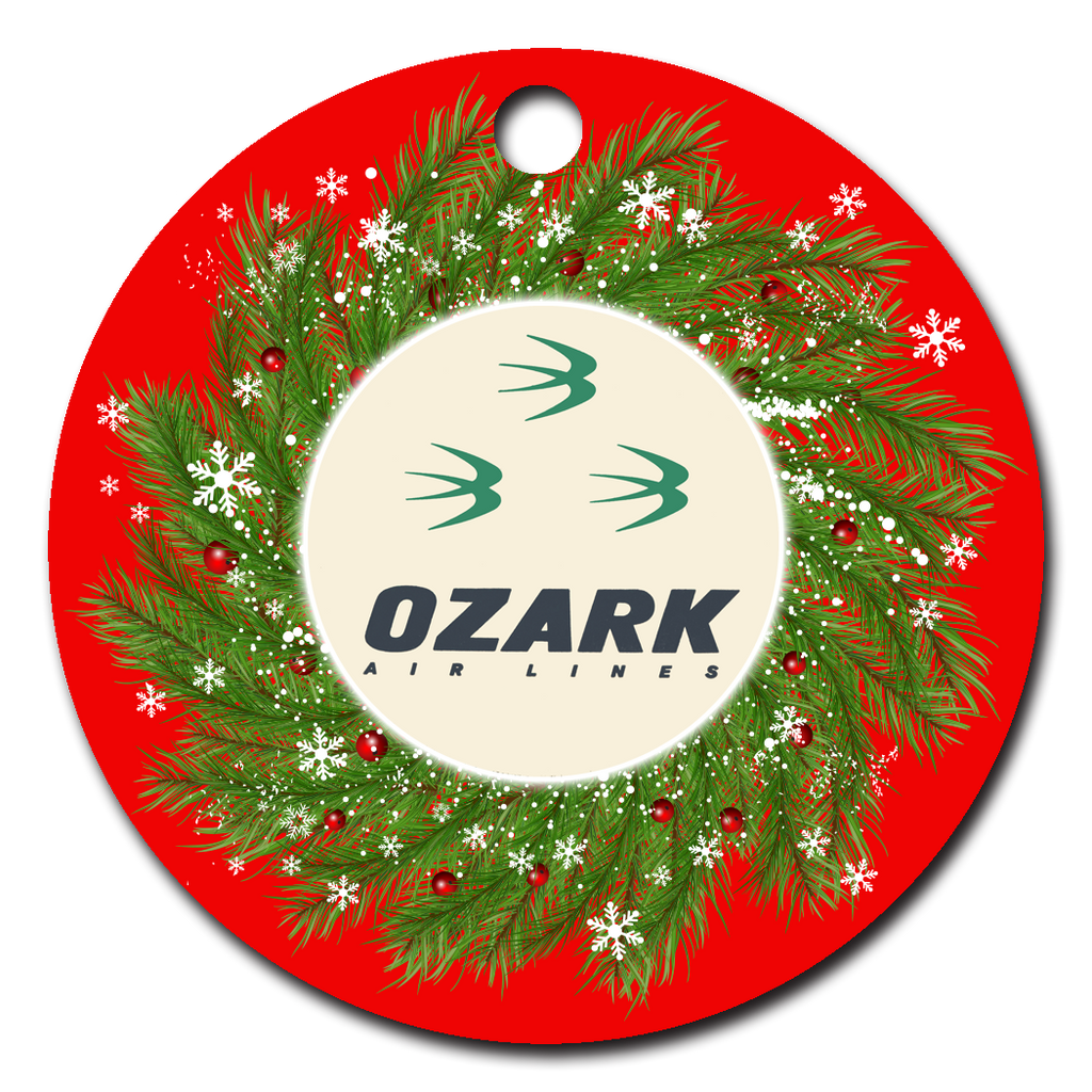 Ozark Air Lines Vintage Logo Ornaments