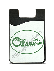 Ozark Air Lines Vintage Bag Sticker Card Caddy