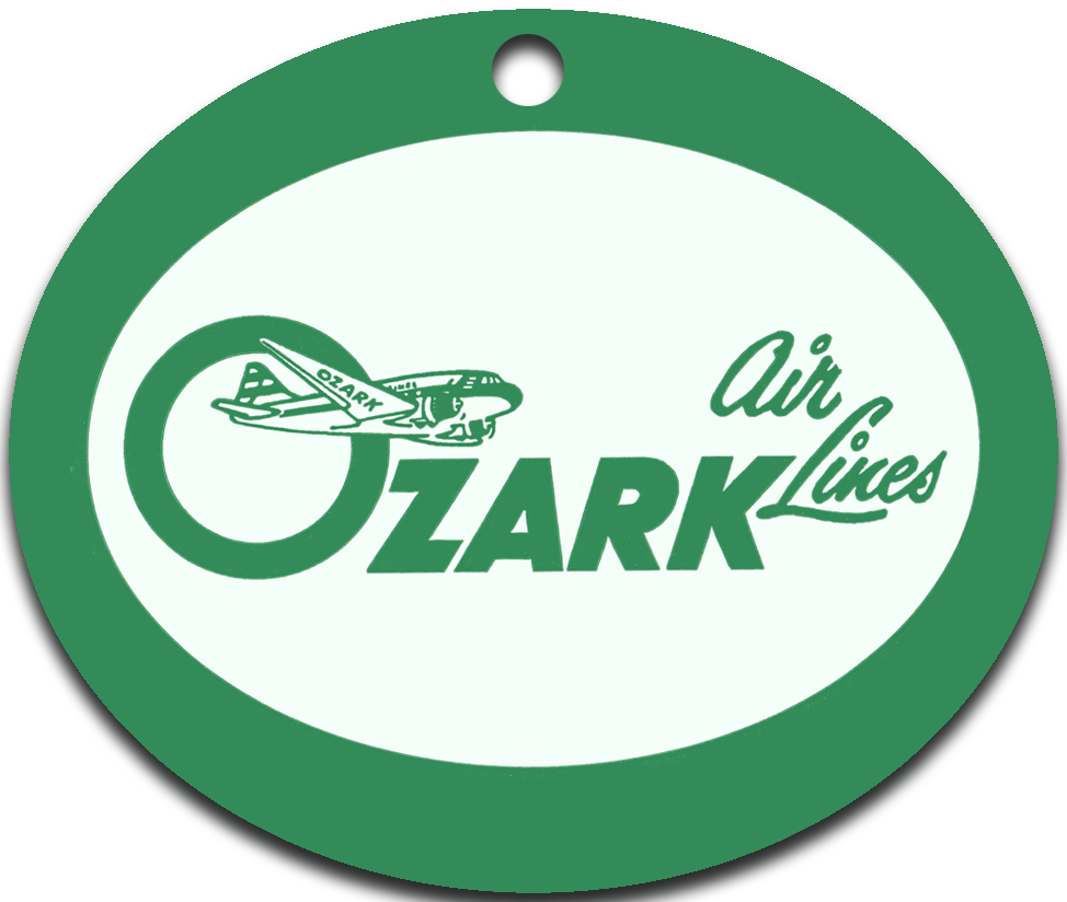 Ozark Air Lines Vintage Logo Ornaments