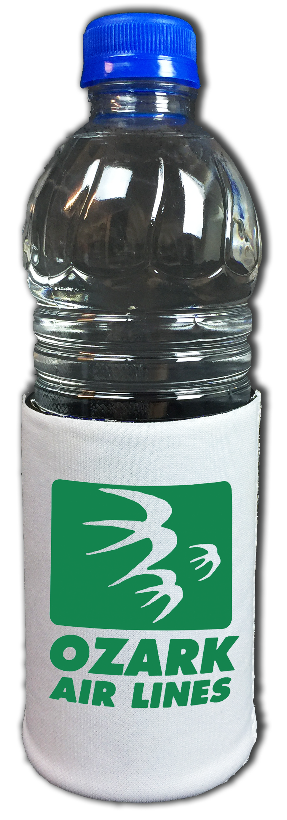 Ozark Airlines Green Logo Bag Sticker Beverage Wrap