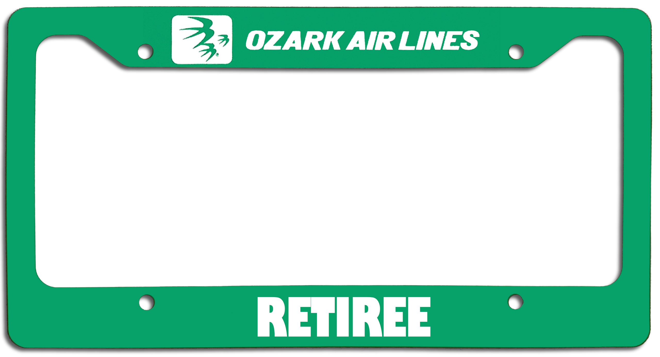 Ozark Air Lines Retiree - License Plate Frame