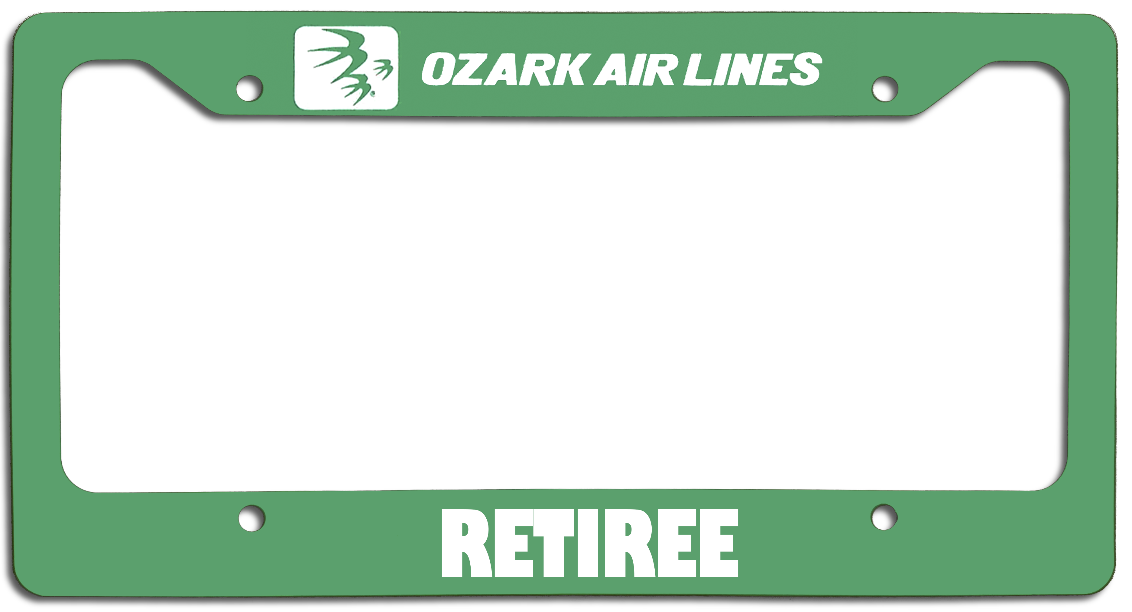 Ozark Air Lines Retiree - License Plate Frame