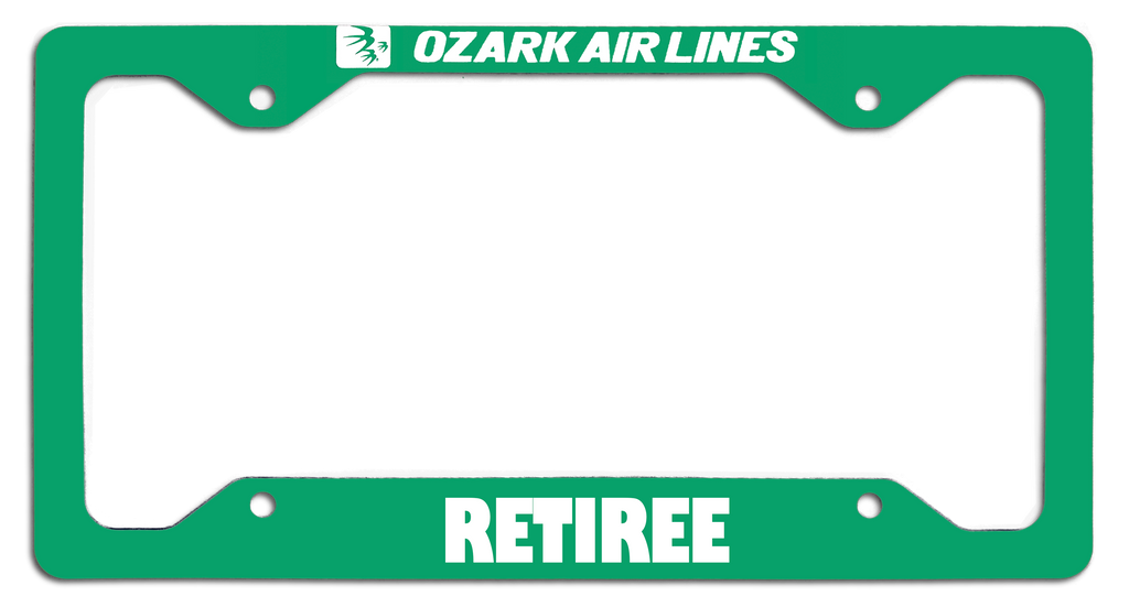 Ozark Air Lines Retiree - License Plate Frame