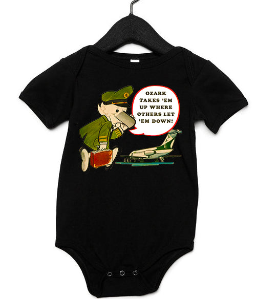 "Ozark Takes 'Em Up Where Others Let 'Em Down!" Infant Onesie
