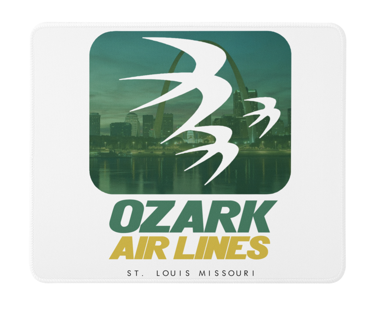 Ozark Logo Orgin View - St. Louis Missouri Mousepad