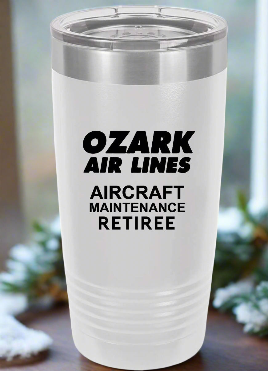 RETIREE Ozark Aircraft Maintenance Tumbler