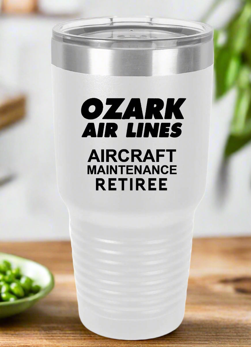 RETIREE Ozark Aircraft Maintenance Tumbler