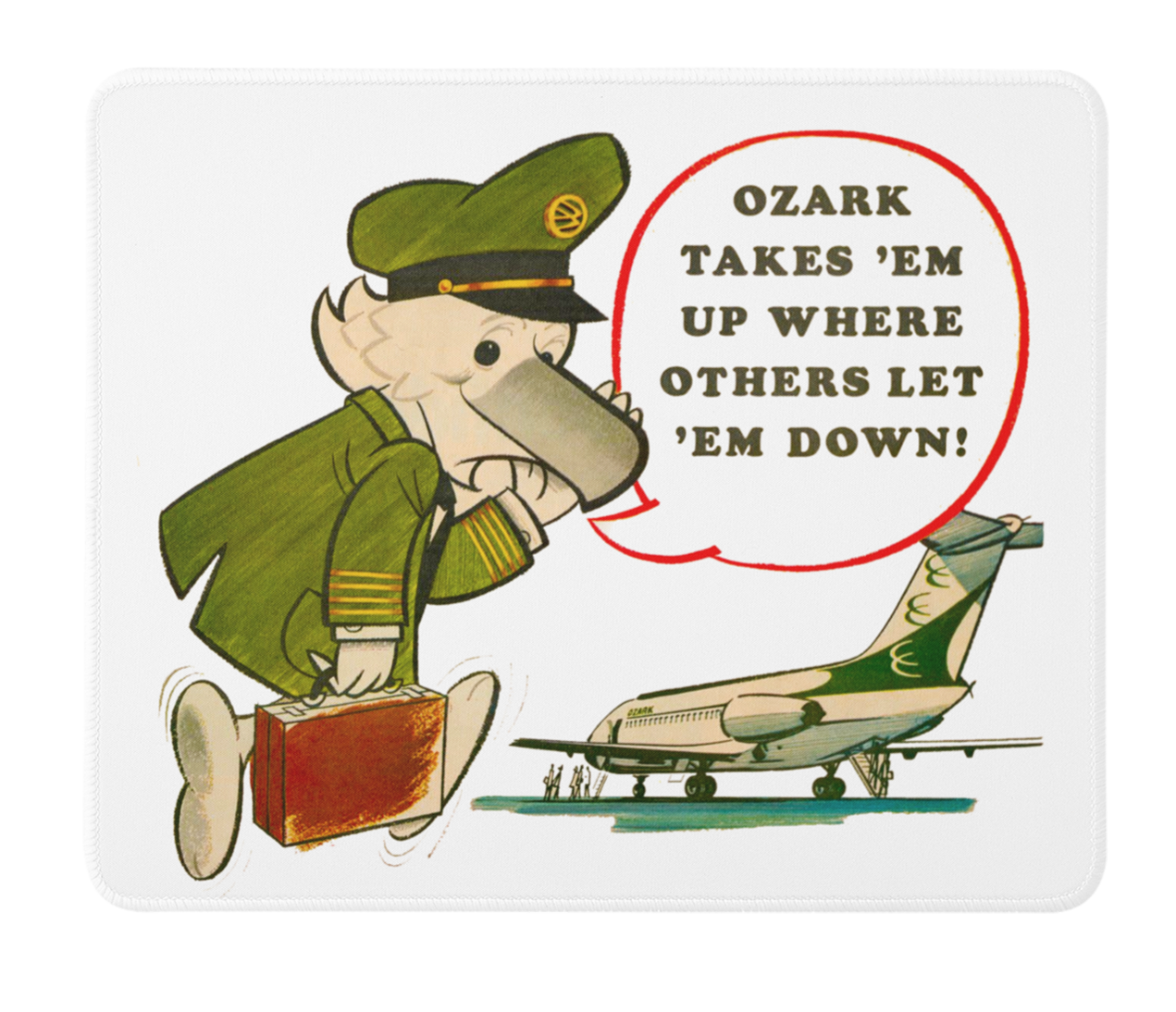 Ozark Retro Bird Mousepad