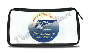 Pan American World Airways 1930's Vintage System Bag Sticker Travel Pouch