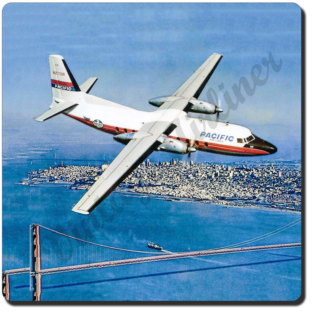 Pacific Airlines Vintage Sandstone Coaster