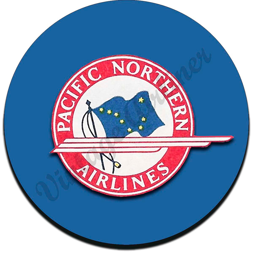 Pacific Northern Airlines Vintage Sandstone Coaster